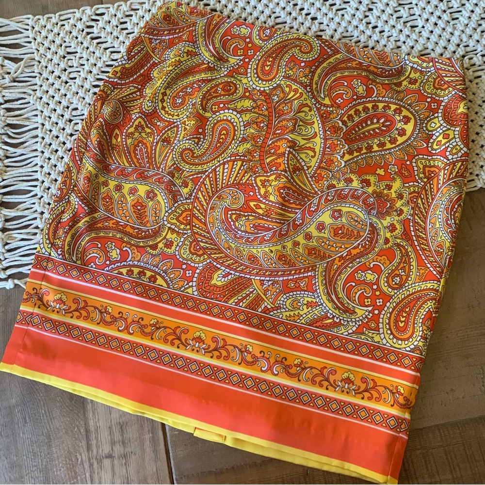 Vince Camuto Paisley Skirt